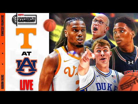 No. 1 Auburn vs No. 6 Tennessee: A Must-Watch Showdown! | Countdown to GameDay 🏀