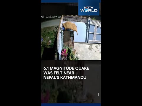 Nepal Earthquake | Shocking Visuals of 6.1 Magnitude Earthquake That Jolted Nepal&#039;s Kathmandu