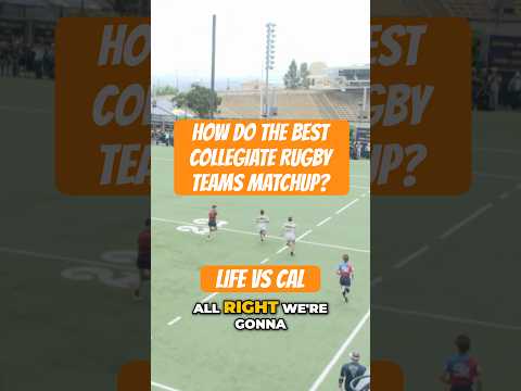 How do the best collegiate rugby teams matchup? @USARugby CRAA D1A Final #Life #Cal