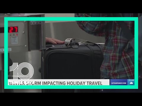 Winter storm impacting holiday travel