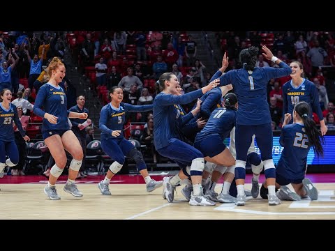 Marquette Volleyball into the NCAA Round of 16 | 2024 Second Round at Utah | Women&#039;s Volleyball