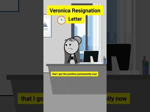 Veronica’s Resignation Letter #animation #funnyvideo #gplus #comedy