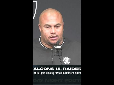 Antonio Pierce voices frustrations after another Raiders loss 🔊