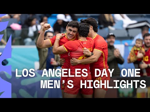 UNMISSABLE action! 🔥 | HSBC SVNS Los Angeles 2025 | Day One Men&#039;s Highlights
