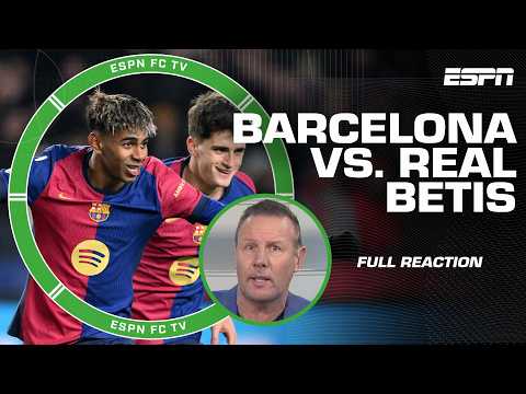 This was TOO EASY for Barcelona! - Craig Burley on DOMINANT win over Real Betis 😤 | ESPN FC