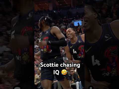 IQ hits the triple and Scottie loves it 🤣