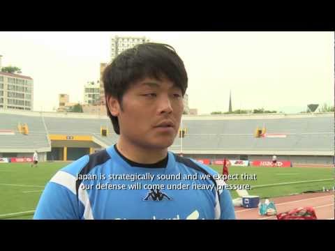 Korea Rugby team prepares to face Japan.mov