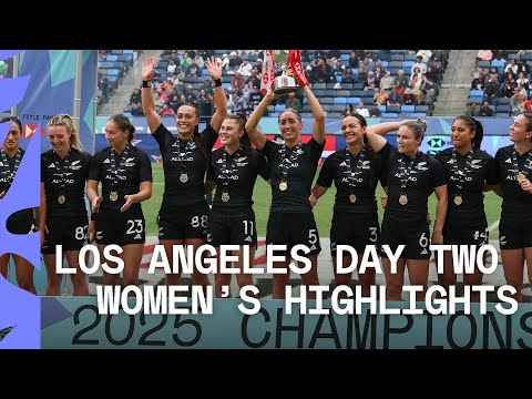 New Zealand PERFECTION 🌟| HSBC SVNS Los Angeles 2025 | Day Two Women&#039;s Highlights