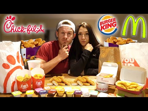 FAST FOOD NUGGET SHOW DOWN! (MUKBANG)