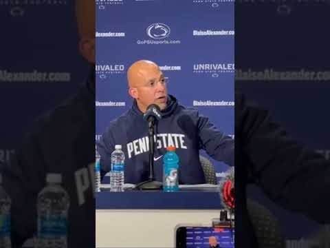 Reporter argues with Coach Franklin 🔵⚪️ #pennstate #pennstatefootball #weare #psu #football #shorts