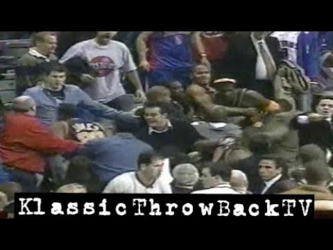 Throwback: Pacers vs Pistons Brawl - Full (2004)