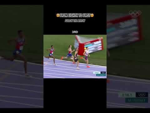 Unbelievable closing speed! 🔥 #Olympics #Athletics #1500m #Paris2024