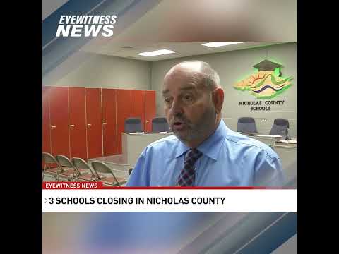Board of education announces closure of three WV schools