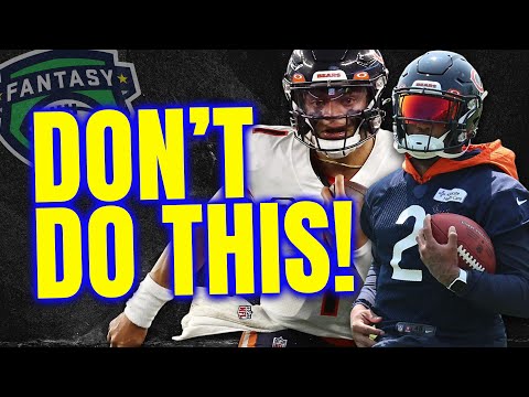 DON&#039;T DO THIS! You&#039;ll Lose Your League - Fantasy Football Mistakes! - 2023 Fantasy Football Advice