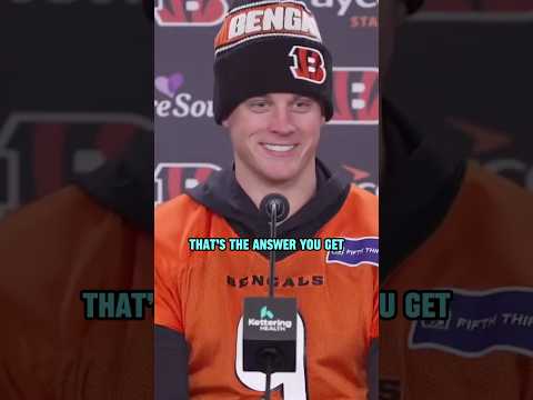 Joe Burrow now knows nothing about a batmobile 😂 (via @Bengals)