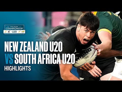 HIGHLIGHTS | New Zealand U20 v South Africa U20 | U20 Rugby Championship, 2025