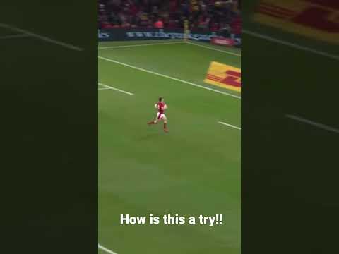 Wales controversial try against the Wallabies