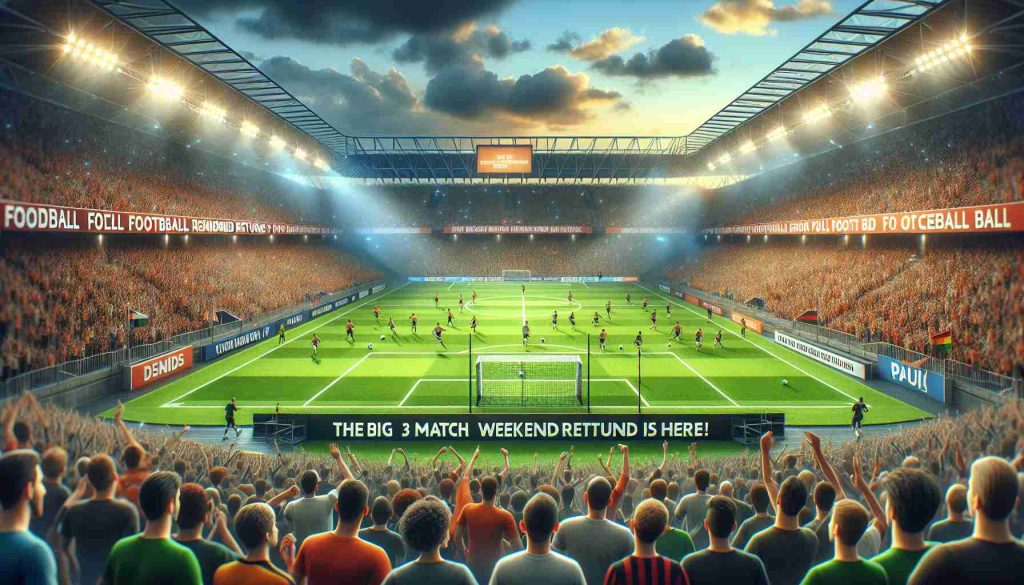 Football Frenzy Returns! The Big Match Weekend is Here Football Frenzy Returns! The Big Match Weekend is Here