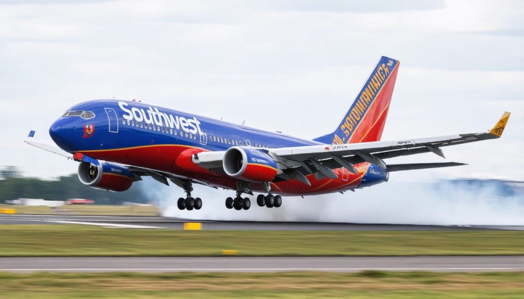 Heart-Stopping Near Miss: Southwest Jet Pulls Up Seconds from Disaster Heart-Stopping Near Miss: Southwest Jet Pulls Up Seconds from Disaster