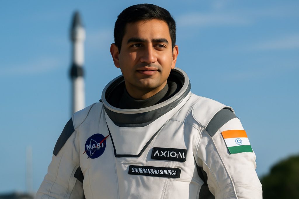 Indian Pilot Set to Make History: Shubhanshu Shukla to Launch into Space on Axiom Mission 4 Indian Pilot Set to Make History: Shubhanshu Shukla to Launch into Space on Axiom Mission 4